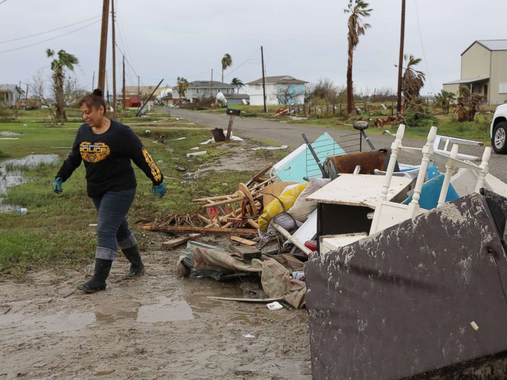 Rockport, Texas, homeowners return to debris, devastation - ABC News