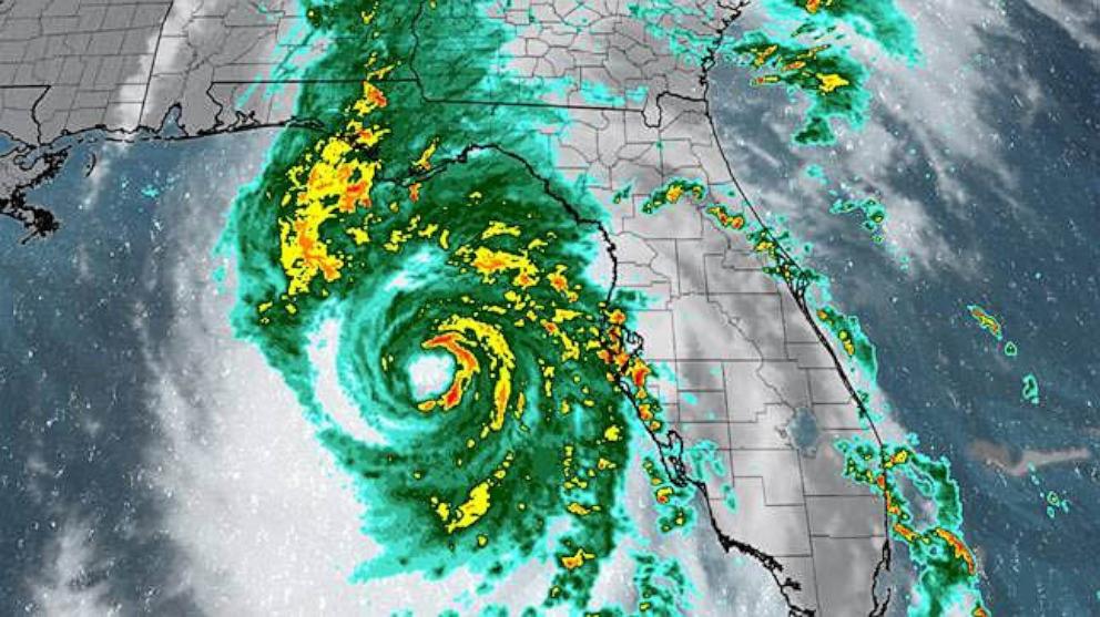 PHOTO: Hurricane Helene satellite image