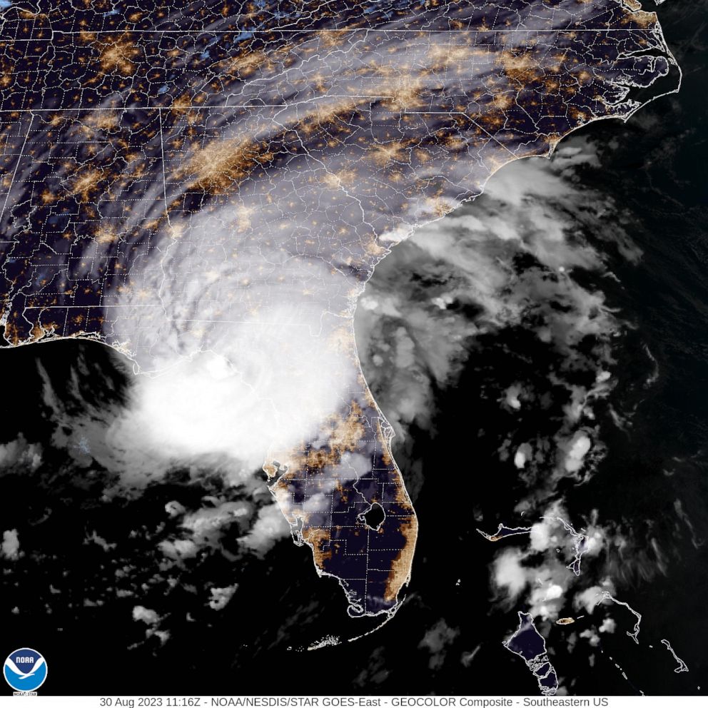 PHOTO: Hurricane Idalia on Aug. 30, 2023 as of 7:16 a.m. ET.