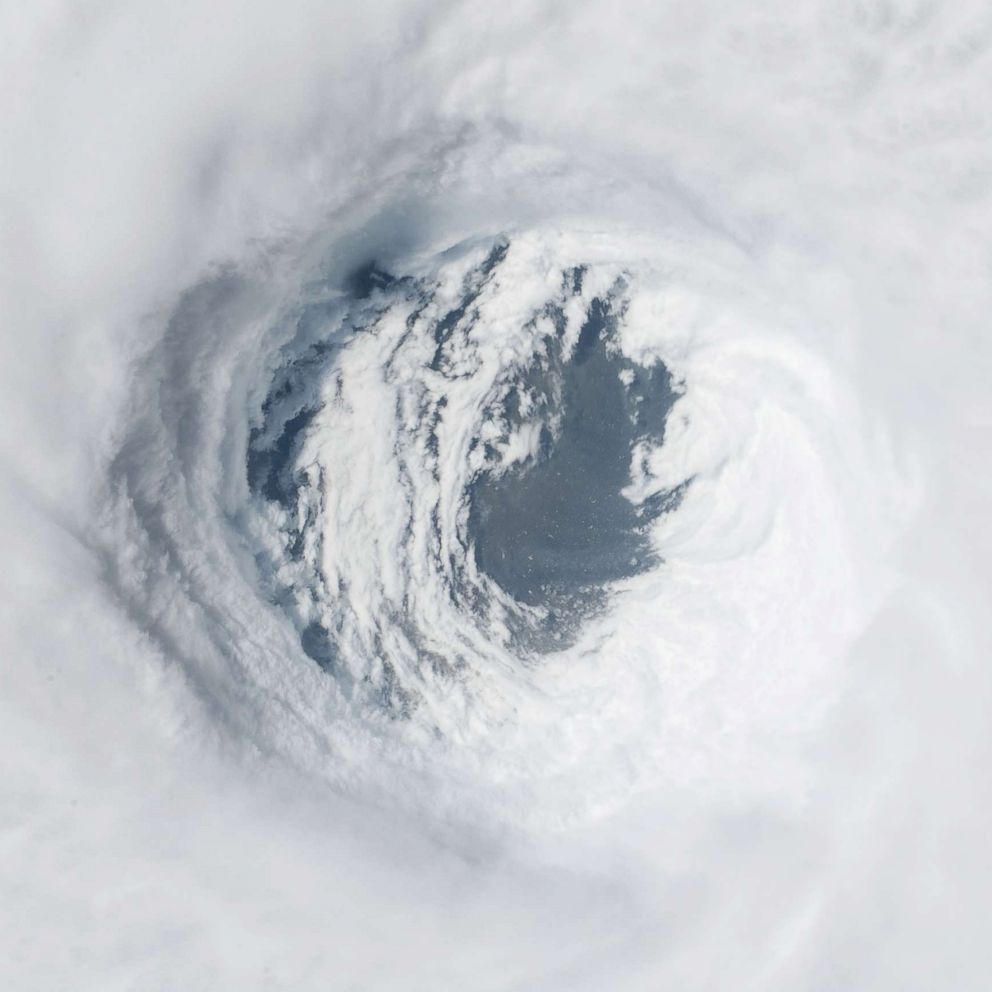 VIDEO: A camera outside the International Space Station captured a striking view of the monster storm.