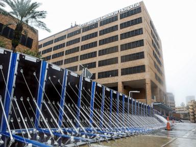 Tampa hospital uses AquaFence to prepare for Hurricane Milton