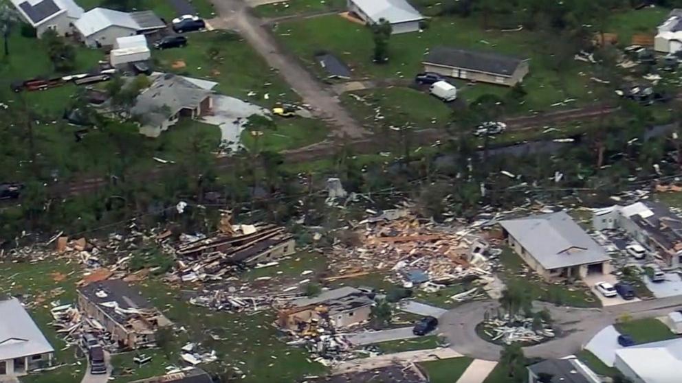 PHOTO: Five people were killed in the powerful tornadoes that struck Fort Pierce on Florida's east coast, Gov. Ron DeSantis said.