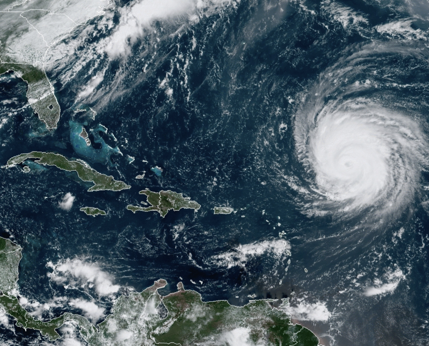 PHOTO: Hurricane Teddy is shown in this satellite image taken Sept. 18, 2020.