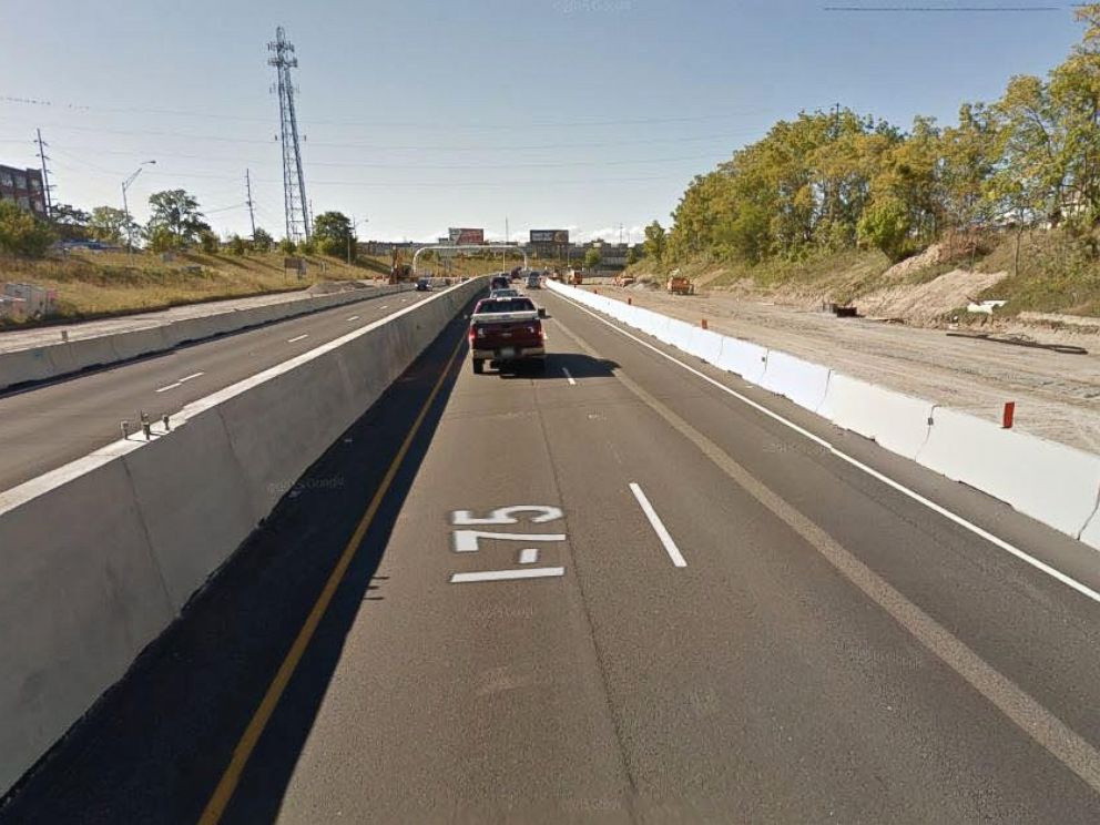 This undated image shows a section of I-75 highway in Toledo, Ohio. (Courtesy of Google Maps and ABC News)