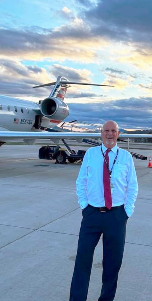 PHOTO: Flight attendant Ian Epstein, who was onboard American Airlines flight 5342, is shown in this undated photo. 