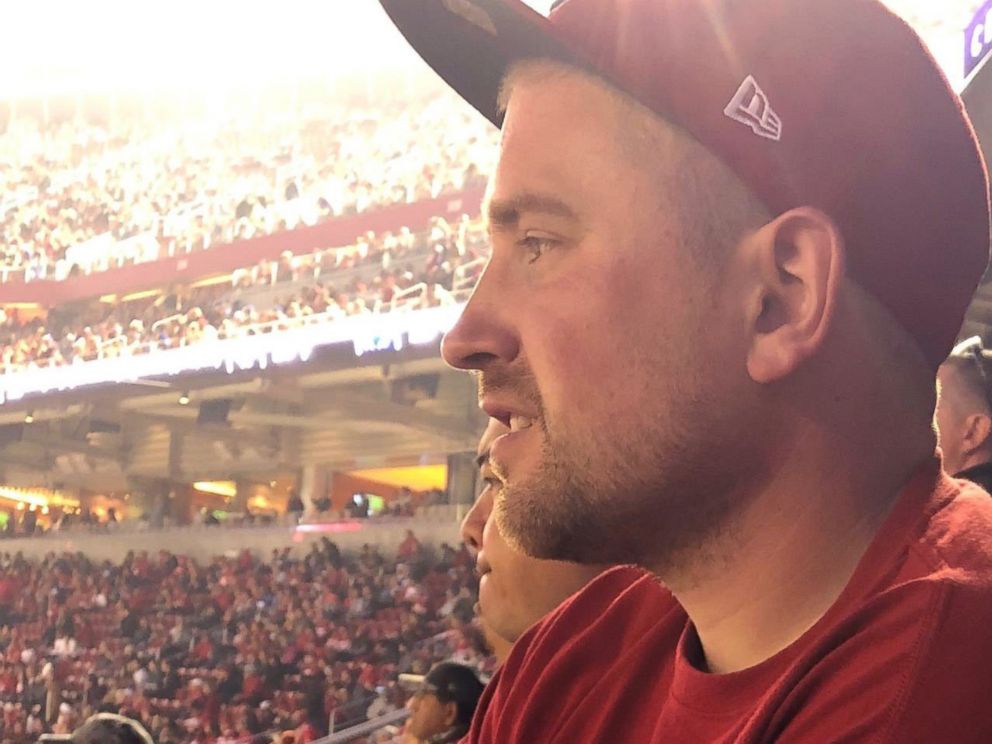 PHOTO: Ian Powers, of Spokane, Wash., went missing at the San Francisco 49ers vs. New York Giants football game at Levi’s Stadium on Monday, Nov. 12., 2018.