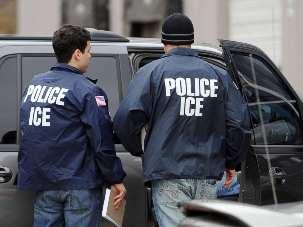 Customs Enforcement agents leave the Yamato Engine Specialist plant in Bellingham Washington after raiding the plant for illegal immigrants Feb. 24 2009
