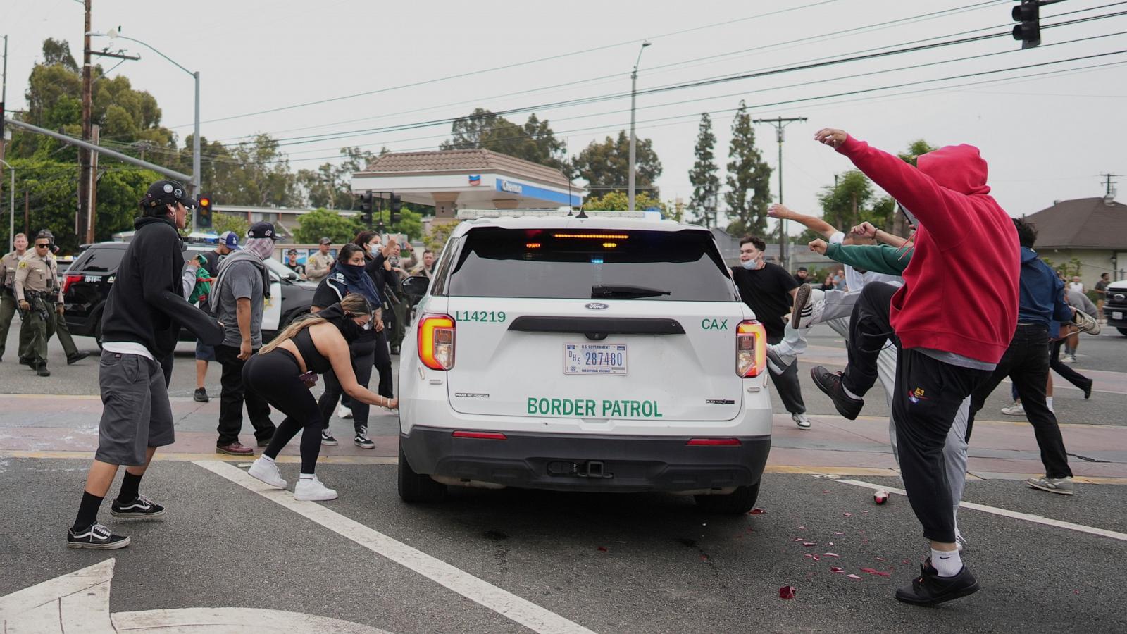 LA immigration protests live updates: Trump deploys 2,000 National Guard members