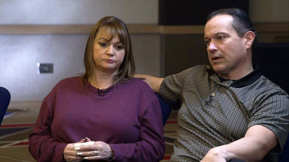 PHOTO: Kristi and Steve Goncalves, parents of Idaho murder victim Kaylee, sit down for an interview with ABC News.