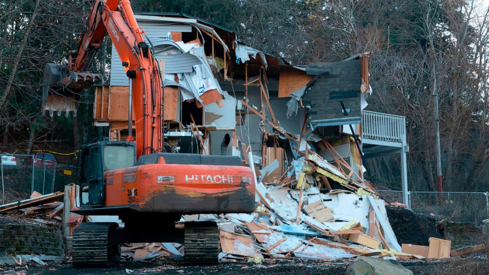 VIDEO: House in Idaho college murders demolished