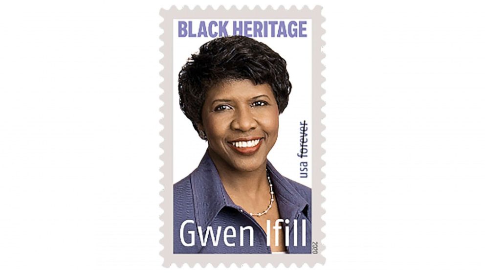PHOTO: The 43rd stamp in the Black Heritage series honors Gwen Ifill (1955–2016), one of America’s most esteemed journalists.