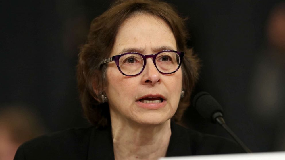 PHOTO: Constitutional scholar Pamela Karlan of Stanford University testifies before the House Judiciary Committee in the Longworth House Office Building on Capitol Hill Dec. 4, 2019, in Washington.