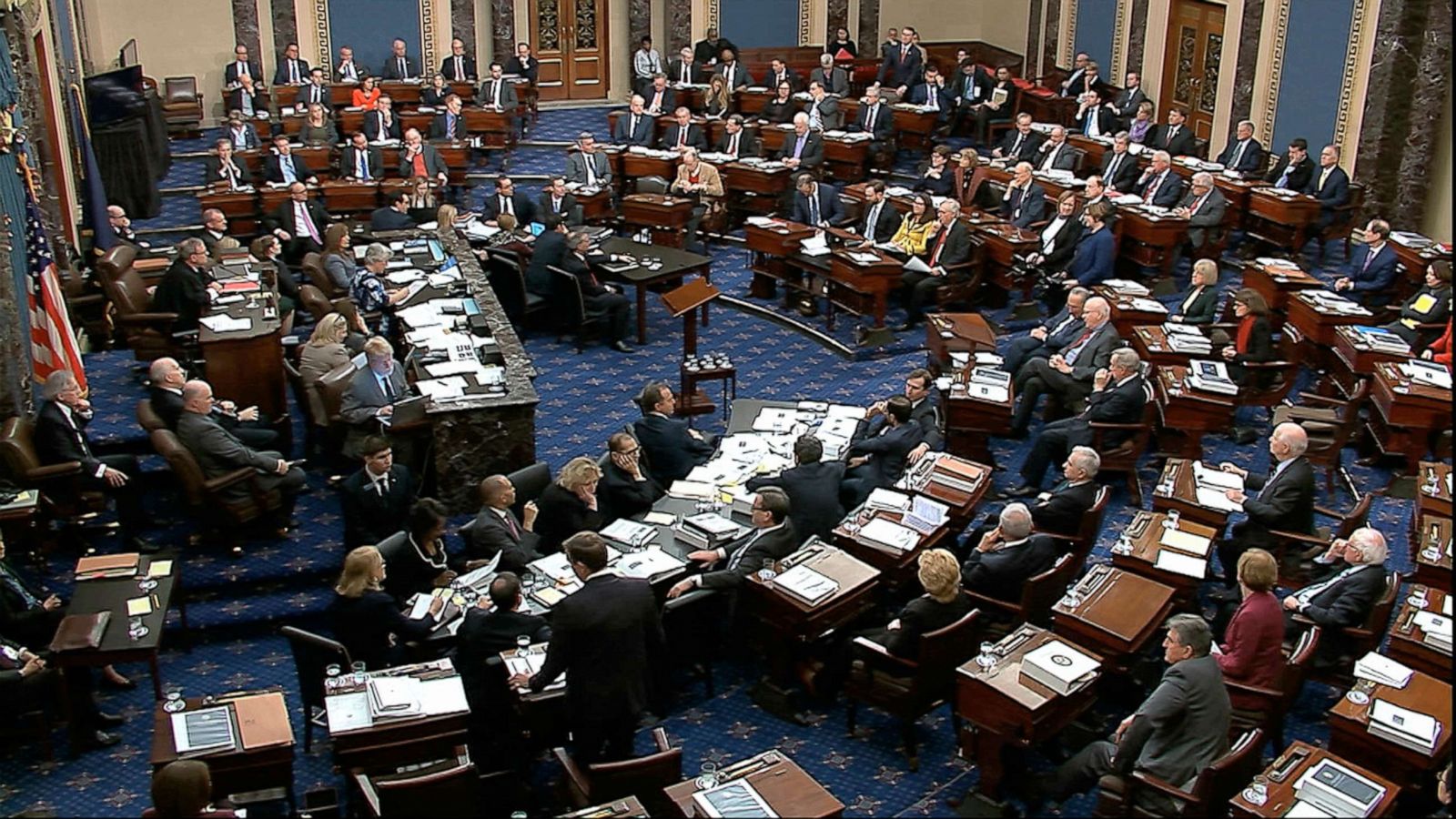 Trump Impeachment Gop Led Senate Rejects Amendments Approves