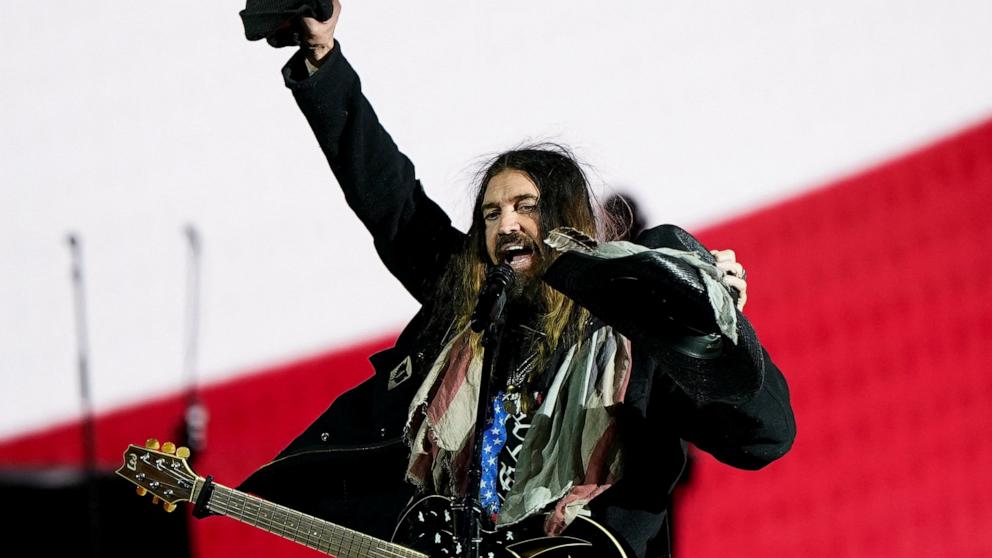 PHOTO: Billy Ray Cyrus performs during the Liberty Ball on Inauguration Day of Donald Trump's second presidential term in Washington, Jan. 20, 2025.