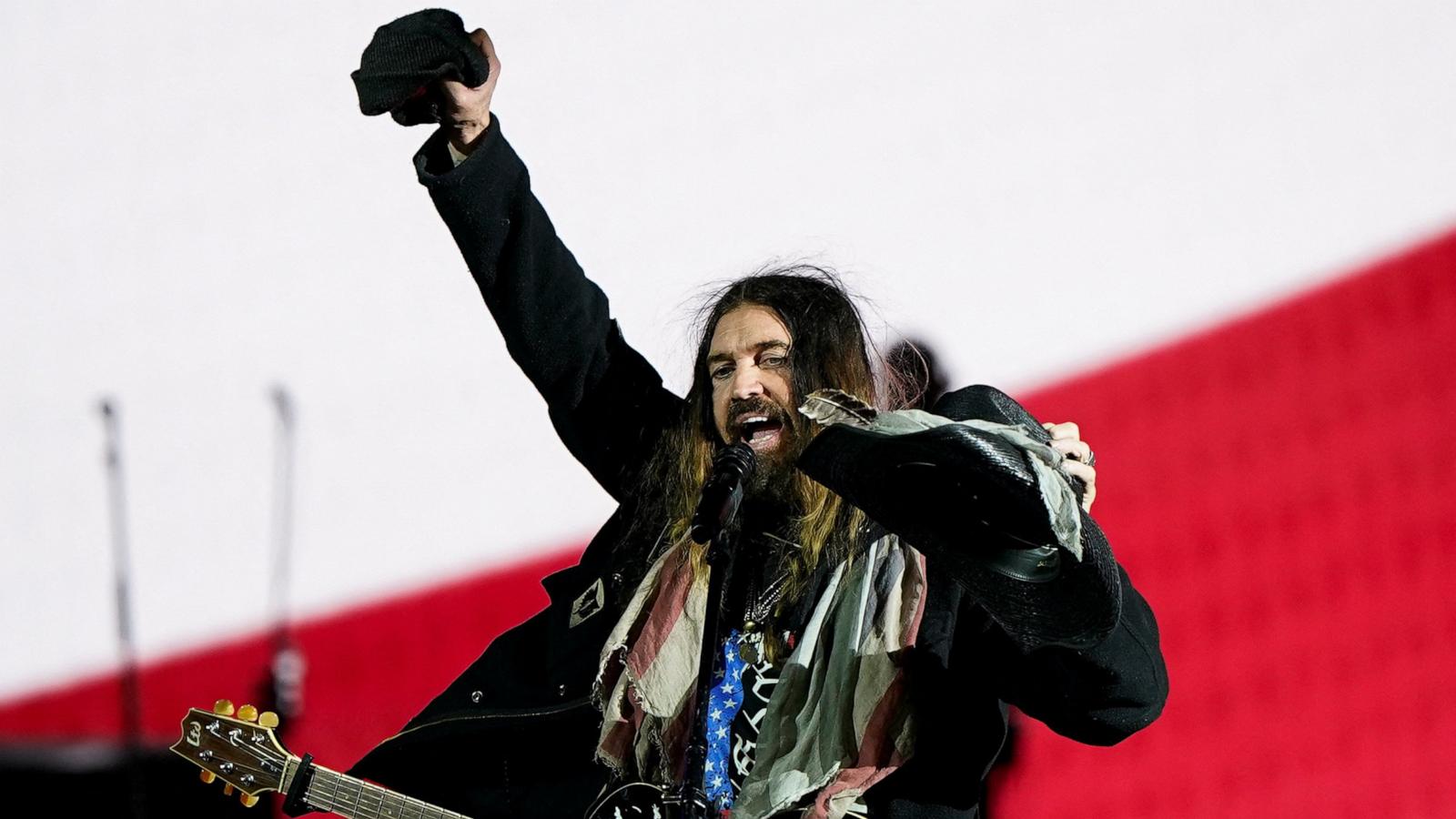 PHOTO: Billy Ray Cyrus performs during the Liberty Ball on Inauguration Day of Donald Trump's second presidential term in Washington, Jan. 20, 2025.