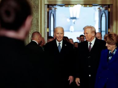 Trump inauguration live updates: Trump enters Capitol Rotunda ahead of taking oath