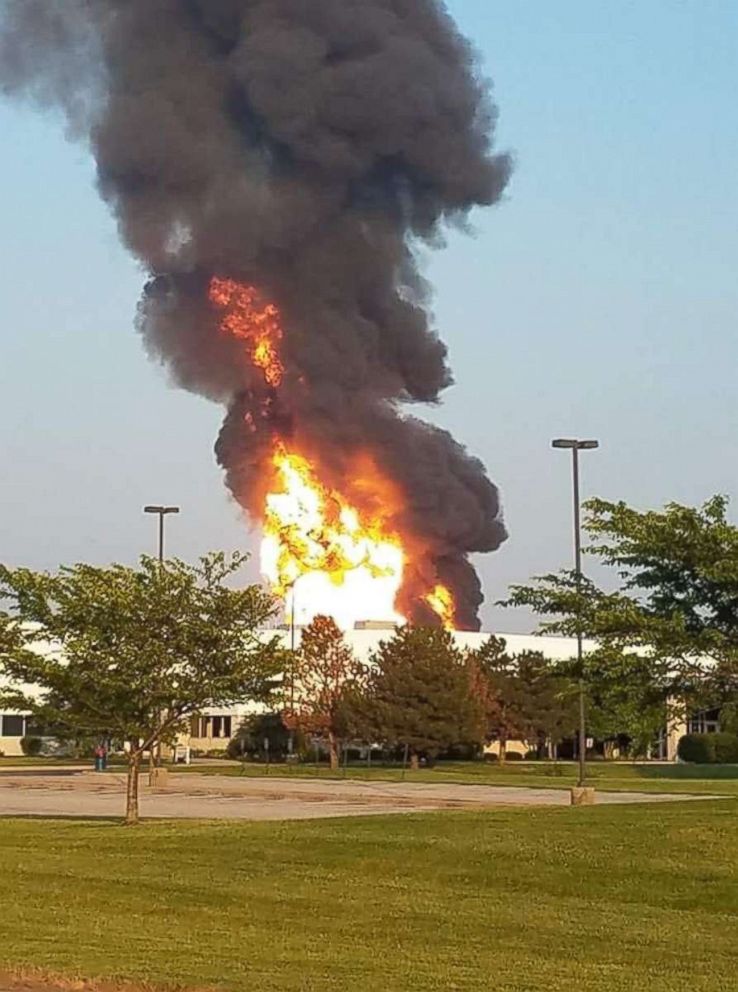 A train carrying freight derailed in Gibson County, Ind., prompting evacuations on Sunday, June 17, 2018.