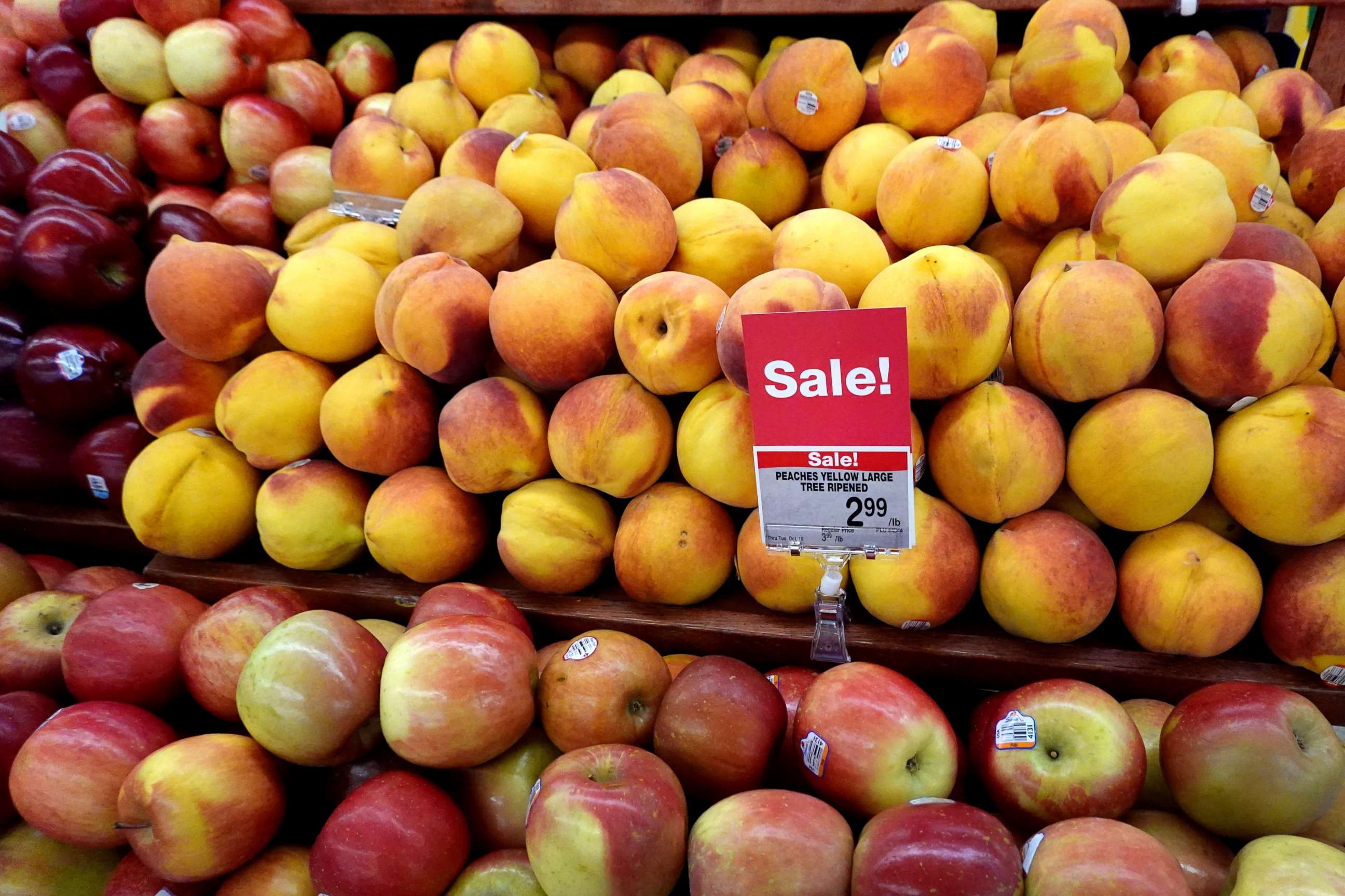 PHOTO: Produce is offered for sale at a grocery store on Oct. 13, 2022, in Chicago, Illinois.