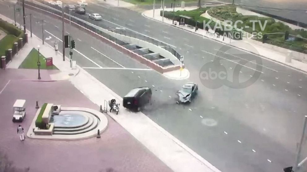 PHOTO: Inglewood, Calif., Mayor James Butts was driving an SUV that crashed into a police officer on a motorcycle on Tuesday, April 30, 2019. 