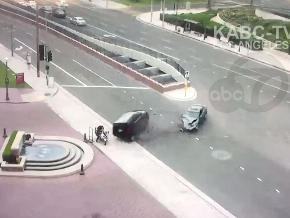 PHOTO: Inglewood, Calif., Mayor James Butts was driving an SUV that crashed into a police officer on a motorcycle on Tuesday, April 30, 2019.