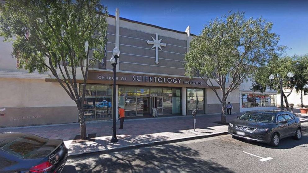 PHOTO: Two police officers were shot inside the Church of Scientology in Inglewood, Calif., on Wednesday, March 27, 2019.