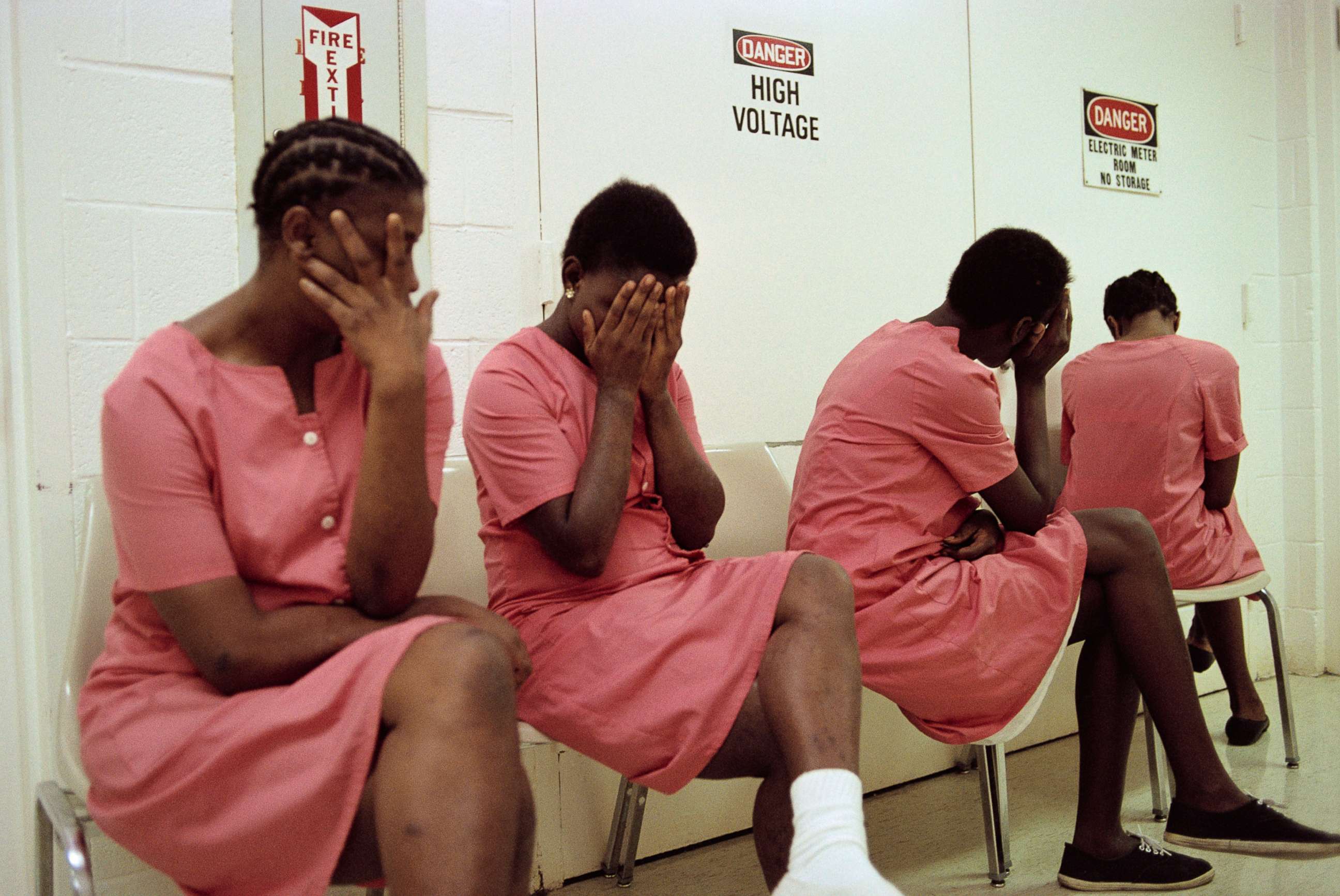 PHOTO: An undated photo of female inmates.