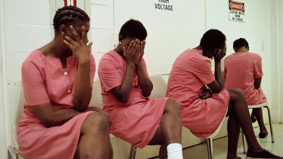 PHOTO: An undated photo of female inmates.
