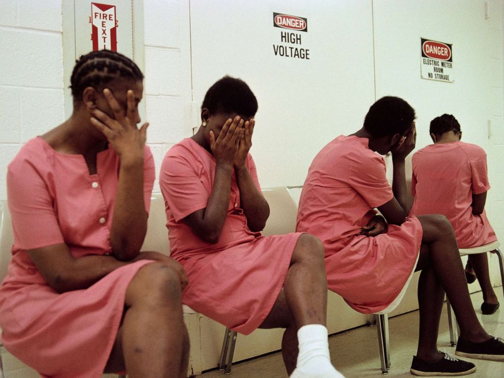PHOTO: An undated photo of female inmates.