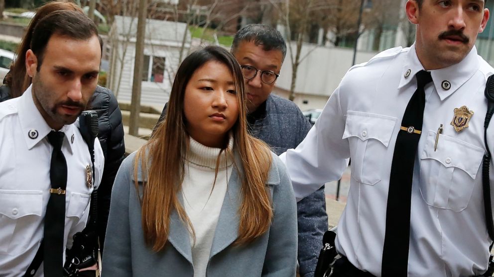 PHOTO: Inyoung You arrives at Suffolk Superior Court in Boston, Friday, Nov. 22, 2019.