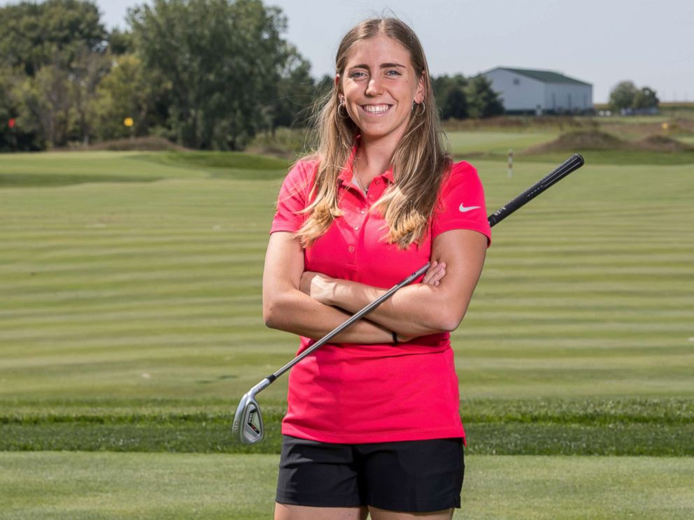 PHOTO: Golfer Celia Barquin Arozamena poses for a photo, Sept. 7, 2017 at Iowa State University in Ames, Iowa. The former ISU golfer was found dead on Sept. 17, 2018, at a golf course in Ames.