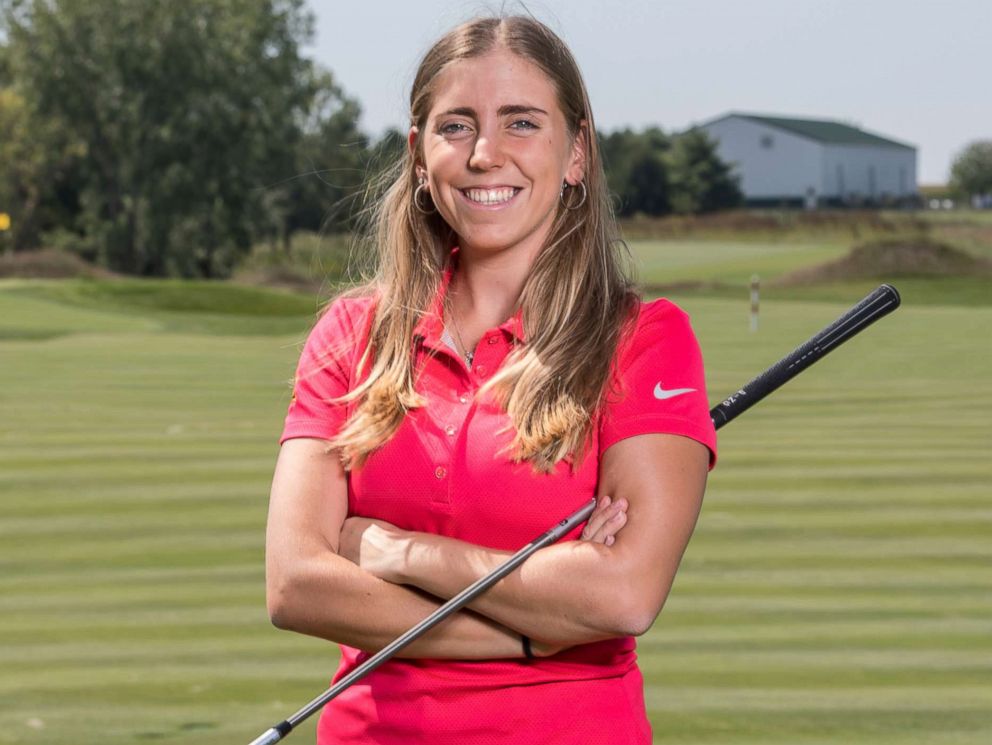 PHOTO: Golfer Celia Barquin Arozamena poses for a photo, Sept. 7, 2017 at Iowa State University in Ames, Iowa. The former ISU golfer was found dead on Sept. 17, 2018, at a golf course in Ames.