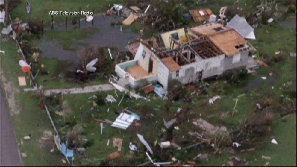 PHOTO: A view of the aftermath of Hurricane Irma in Barbuda, Sept. 6, 2017.