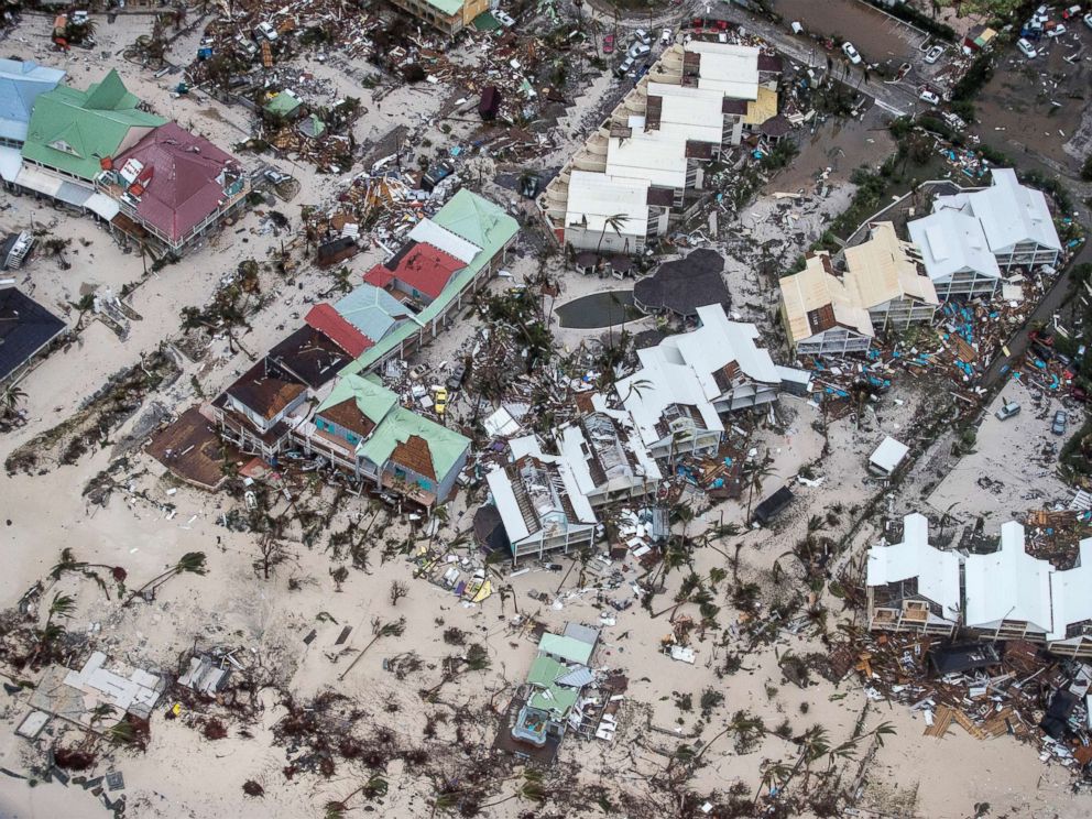 PHOTO: A view of the aftermath of Hurricane Irma on Sint Maarten Dutch part of Saint Martin island in the Caribbean, Sept. 6, 2017.