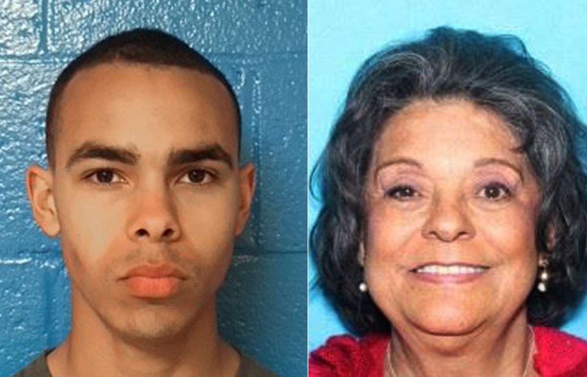 PHOTO: Isaiah Kahleal Evans Caeser, 18, and his grandmother Sally Copeland Evans, 74, are pictured in these undated photos released by Halifax County Sheriff's Office.