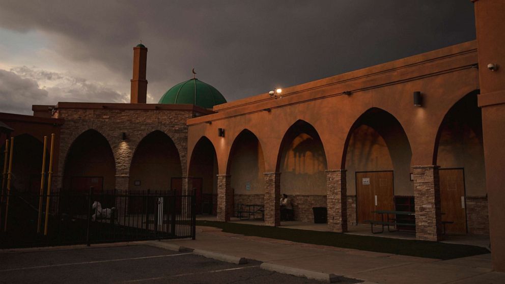 PHOTO: The Islamic Center of New Mexico, where three victims of apparently targeted killings attended, is shown in Albuquerque, Aug. 7, 2022.
