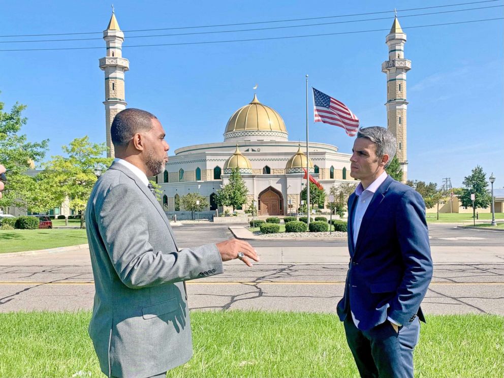 PHOTO: Dawud Walid, executive director of the Michigan chapter of the Council on American-Islamic Relations, says the Islamic Center of America in Dearborn, Mich., has been a magnet for anti-Muslim hate since Sept. 11, 2001.