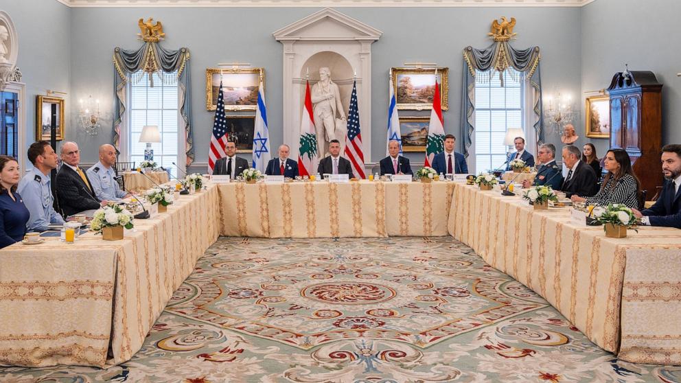 PHOTO: On May 14 and 15, the United States hosted two days of talks between Israel and Lebanon.