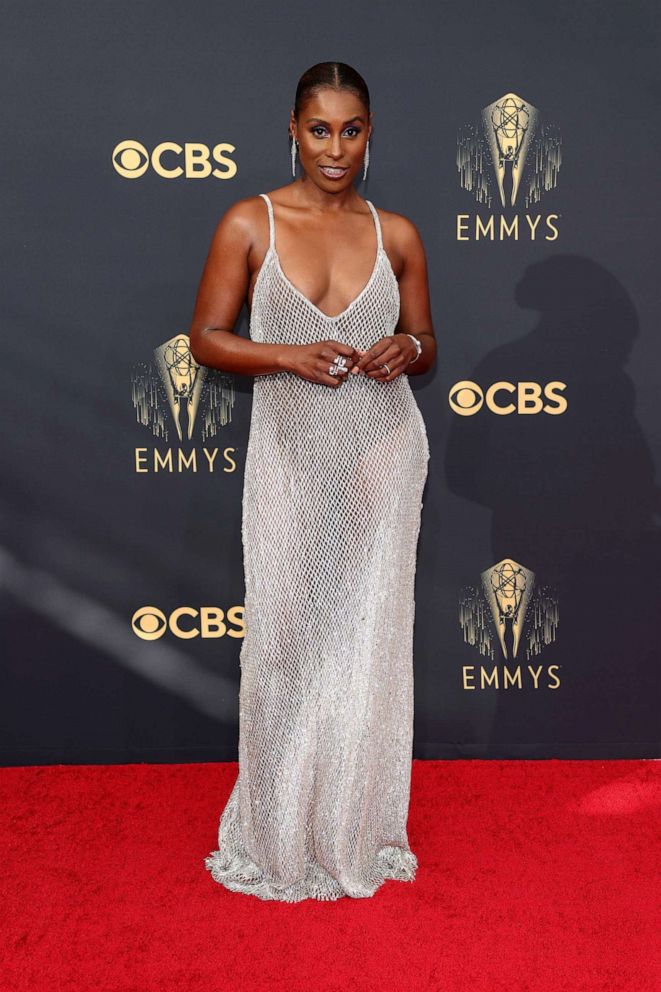 PHOTO: Issa Rae attends the 73rd Primetime Emmy Awards on Sept. 19, 2021, in Los Angeles.