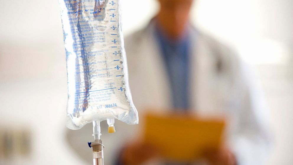 PHOTO: An intravenous bag is pictured in this undated stock photo.