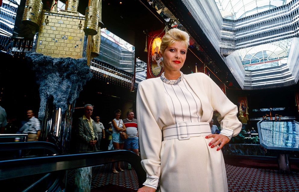 PHOTO: Ivana Trump, Donald Trump's first wife, in lobby of Trump Casino in Atlantic City, 1987.