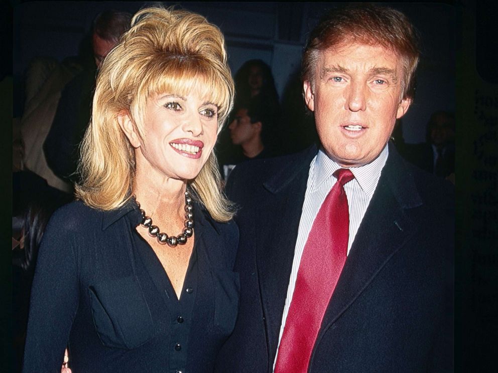 Donald Trump with ex-wife Ivana Trump