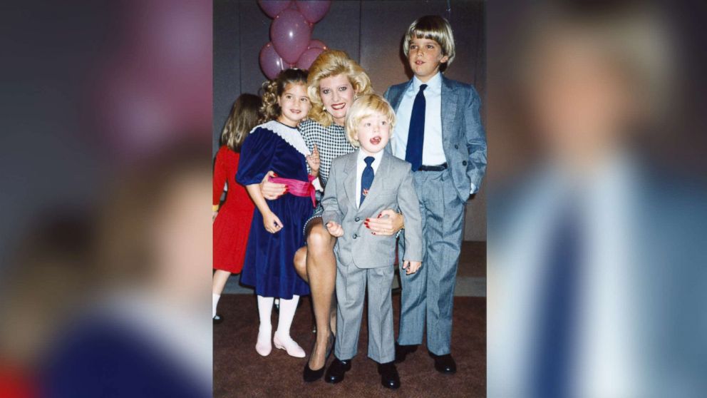 PHOTO: Ivana Trump poses with her children at a birthday party circa 1987. 