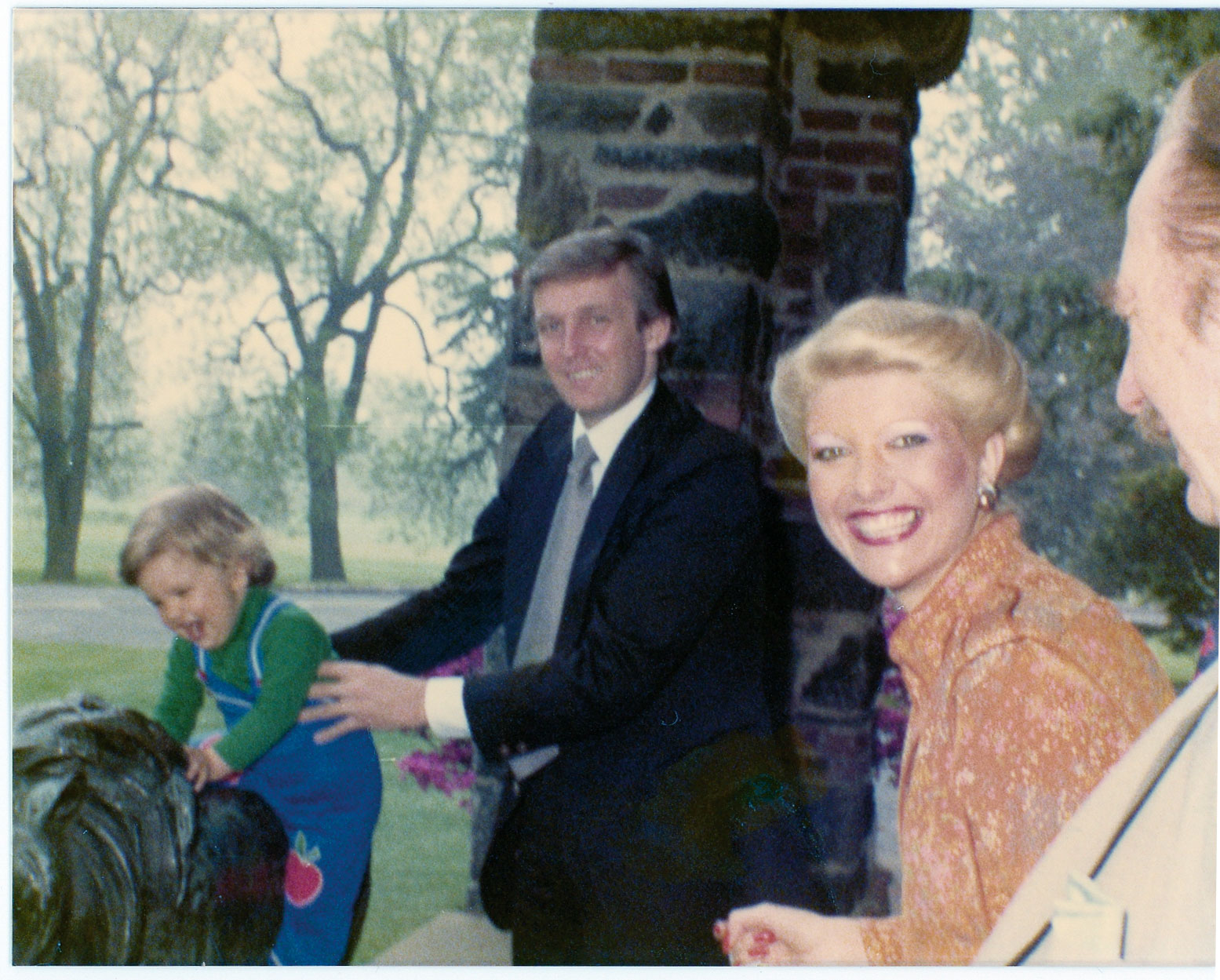 PHOTO: Ivana Trump shares a family photo featuring Don Jr., Donald Trump, herself (from left to right) at the Winged Foot Golf Club in Mamaroneck, New York, in 1978. 