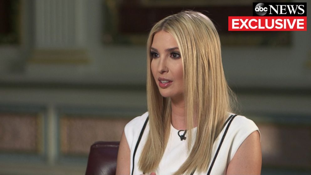 PHOTO: Ivanka Trump speaks with ABC News' Abby Huntsman in an exclusive interview, Feb. 7, 2019.