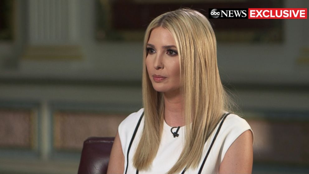 PHOTO: Ivanka Trump speaks with ABC News' Abby Huntsman in an exclusive interview, Feb. 7, 2019.