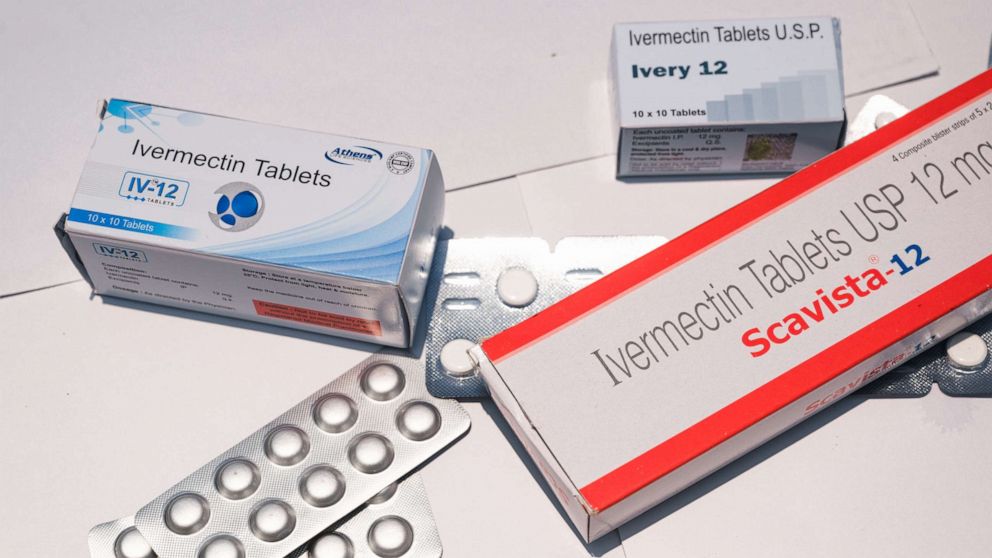 PHOTO: Tablets of Ivermectin drugs in Tehatta, India, May 19, 2021.