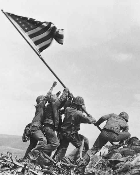 5 Sizes Details about   Flag Raising at Iwo Jima New Restored Satin Finish World War II Photo 