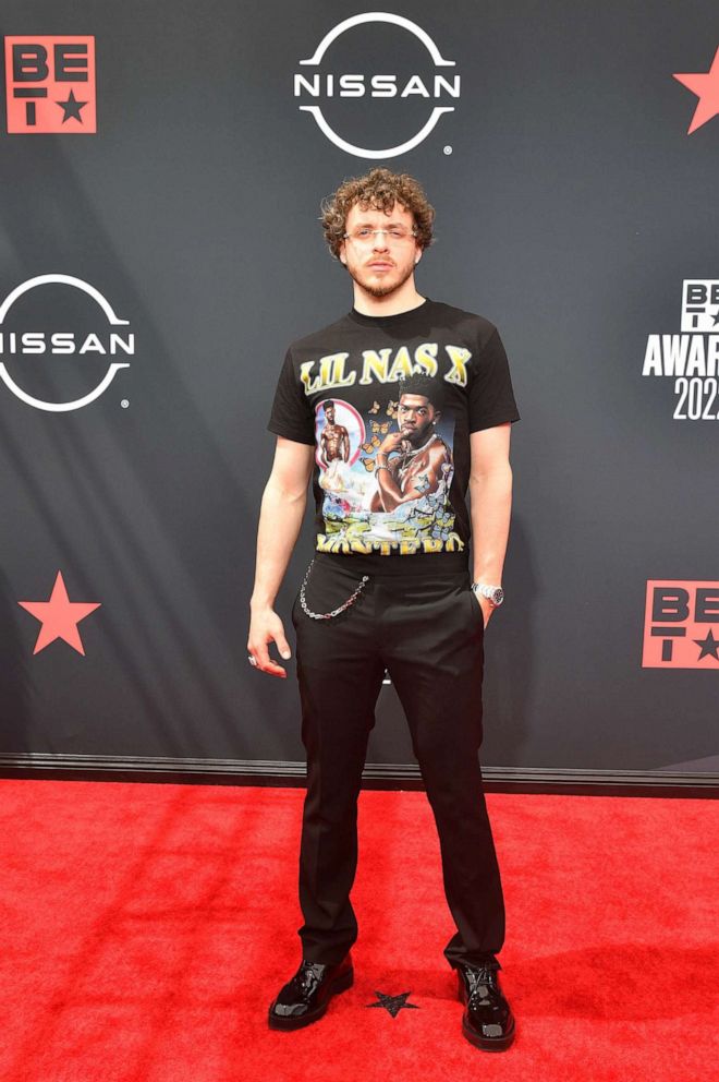 PHOTO: Jack Harlow attends the 2022 BET Awards at Microsoft Theater on June 26, 2022, in Los Angeles.