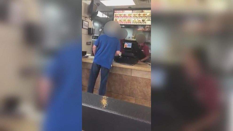 PHOTO: A customer at a Houston area Jack in the Box was caught on video verbally berating a female employee. 
