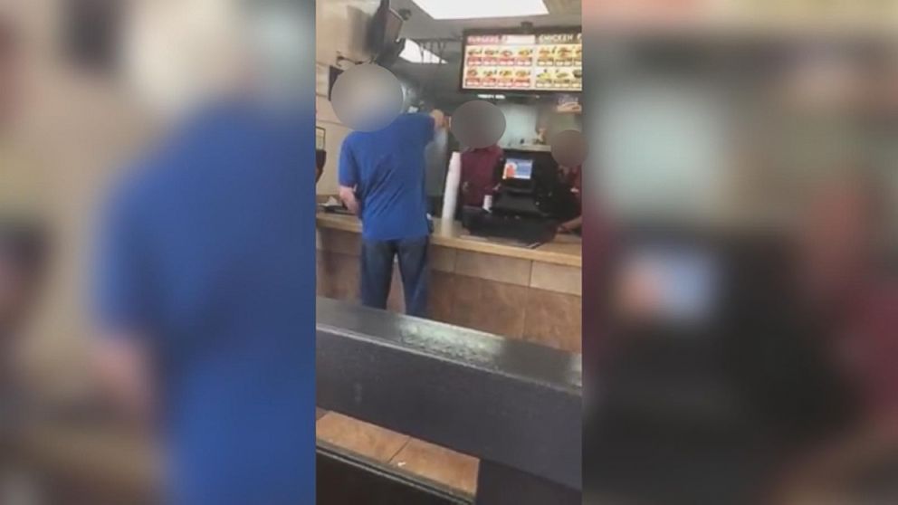 PHOTO: A customer at a Houston area Jack in the Box was caught on video verbally berating a female employee. 
